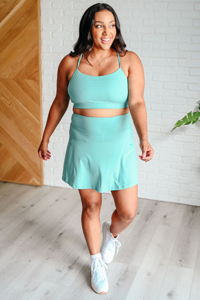 Game, Set and Match Tennis Skort in Tidal Wave Southern Soul Collectives