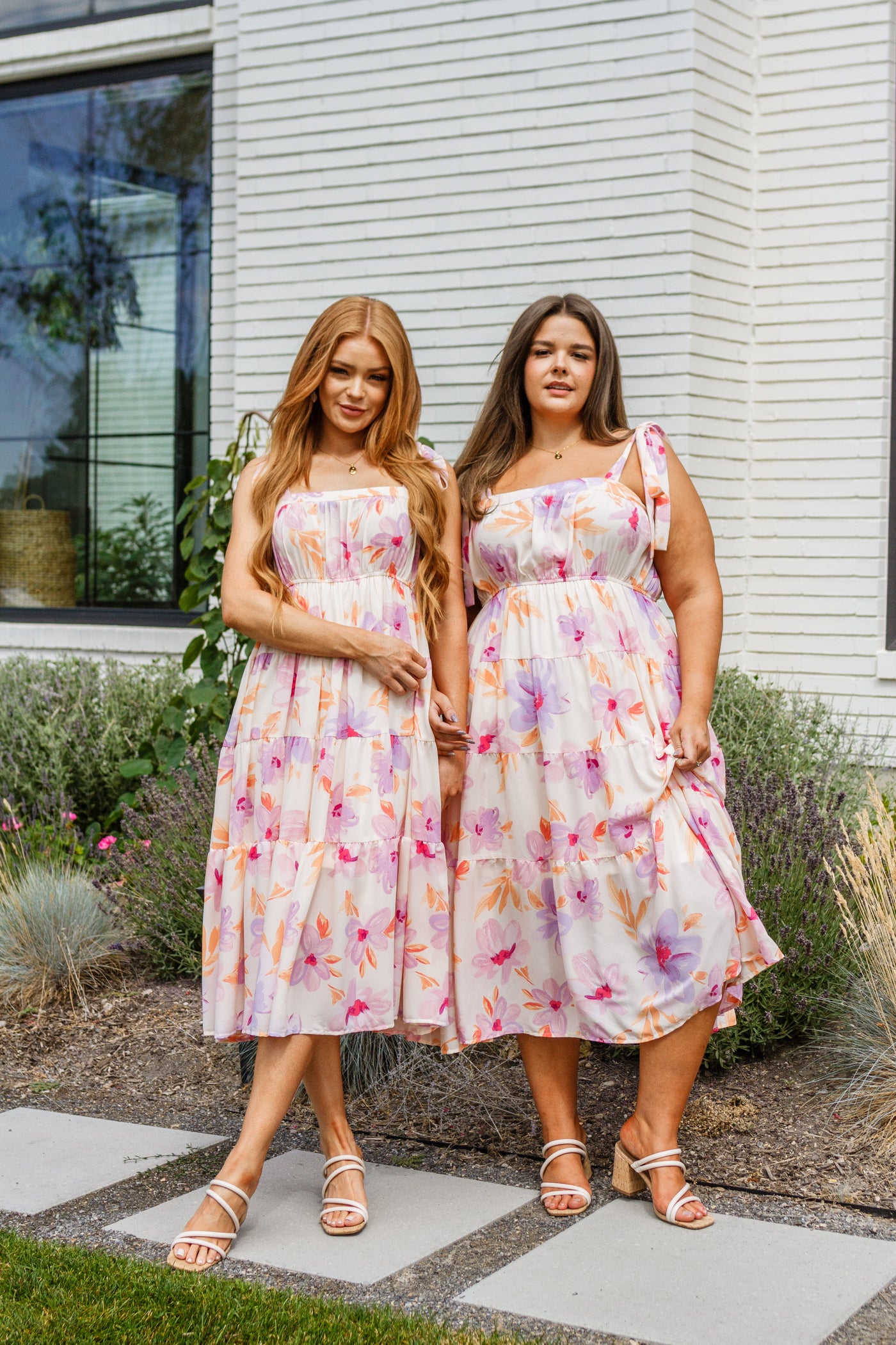 Pastel Petals Floral Midi Dress Southern Soul Collectives