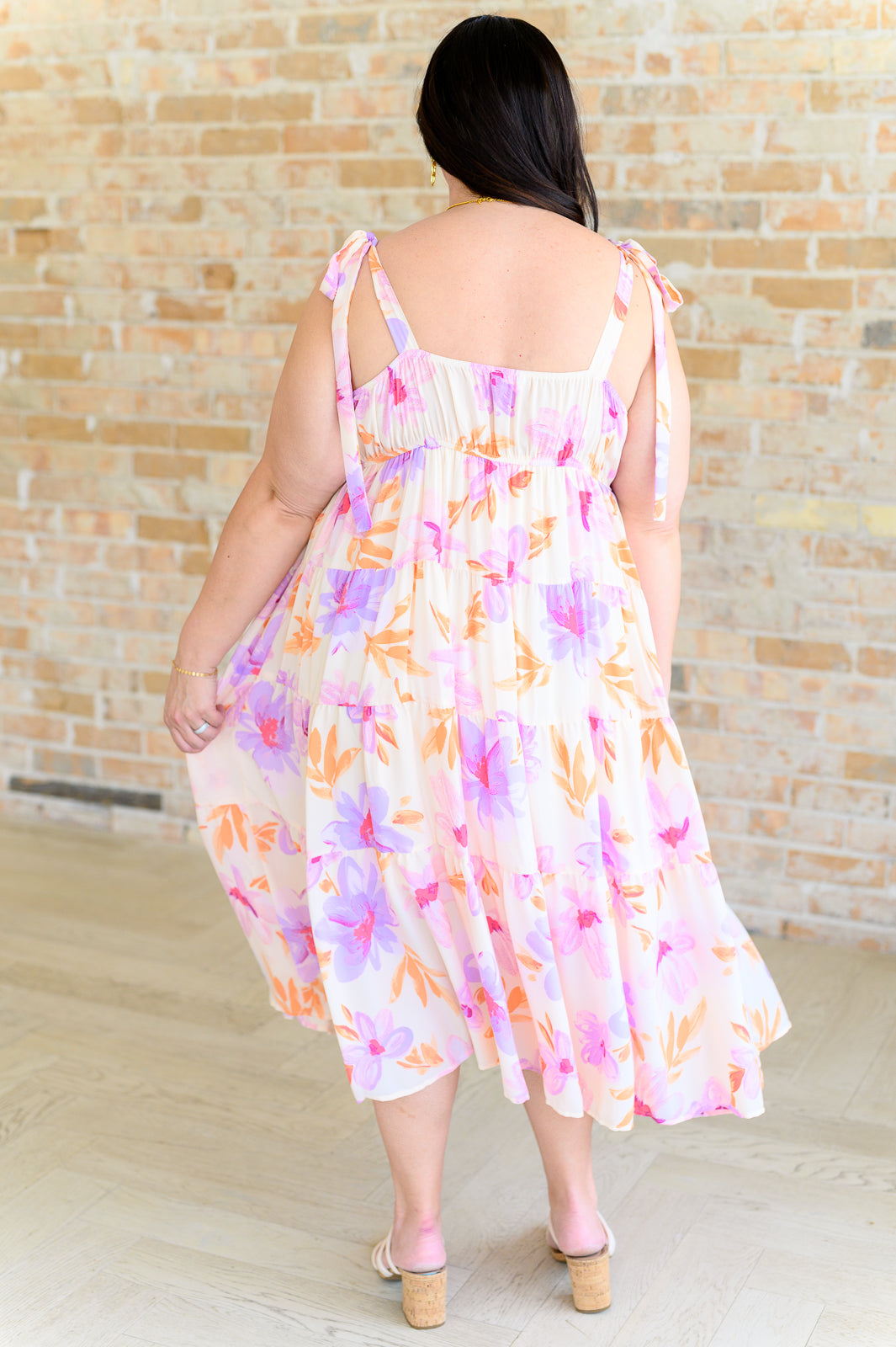 Pastel Petals Floral Midi Dress Southern Soul Collectives