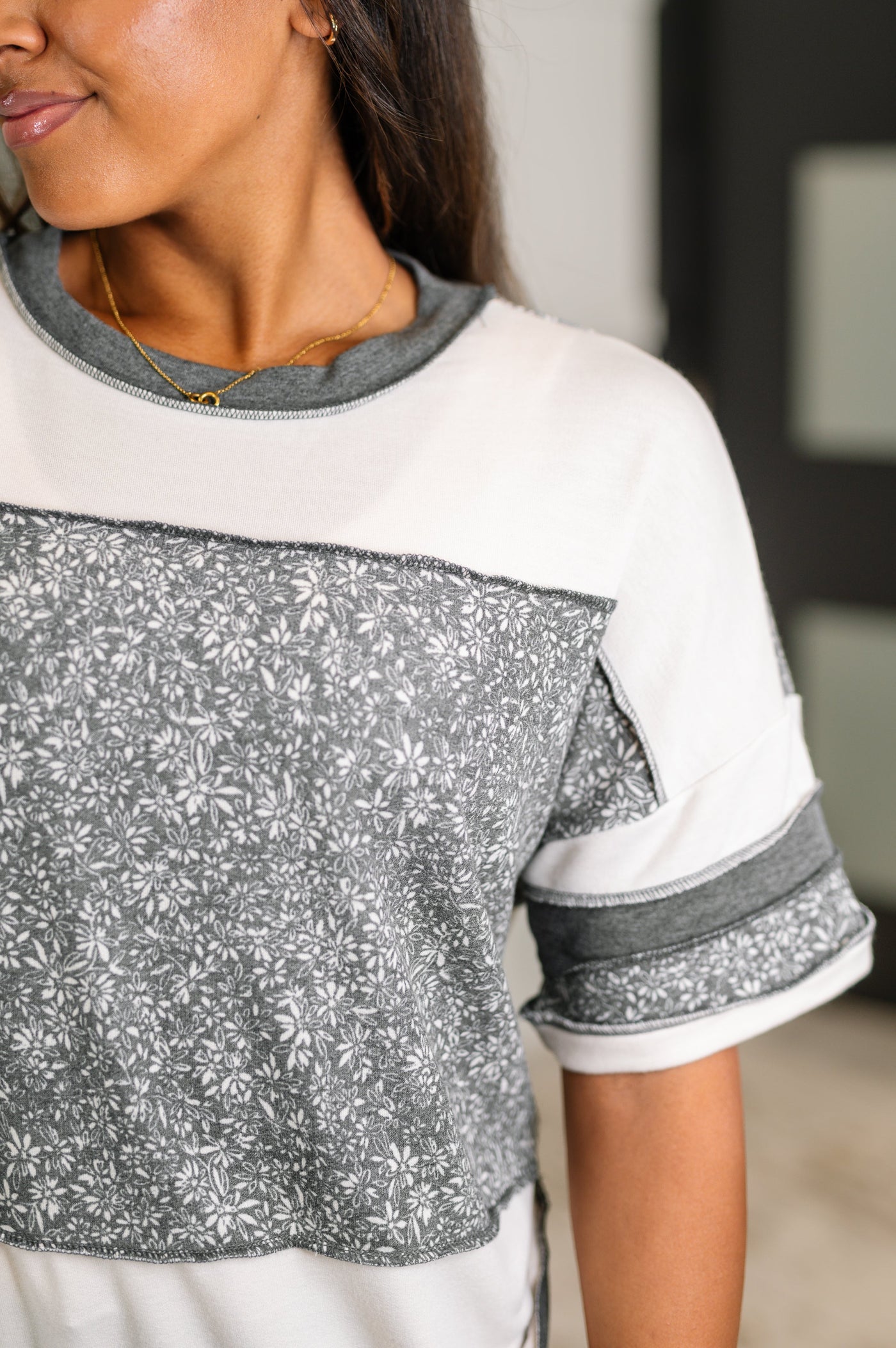 Patch Me If You Can Drop Shoulder Top Southern Soul Collectives