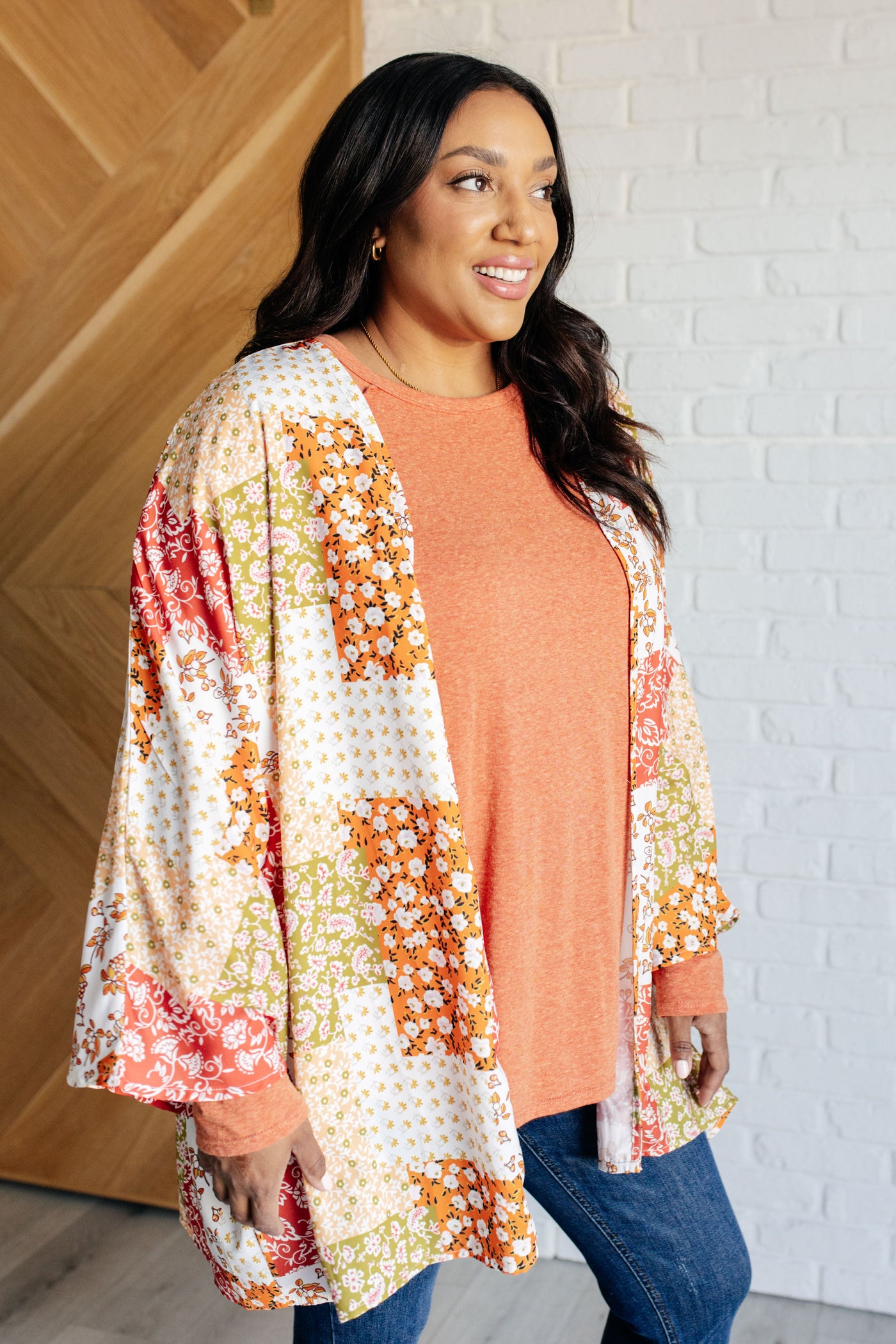 Patchwork of Feelings Mixed Floral Kimono Southern Soul Collectives