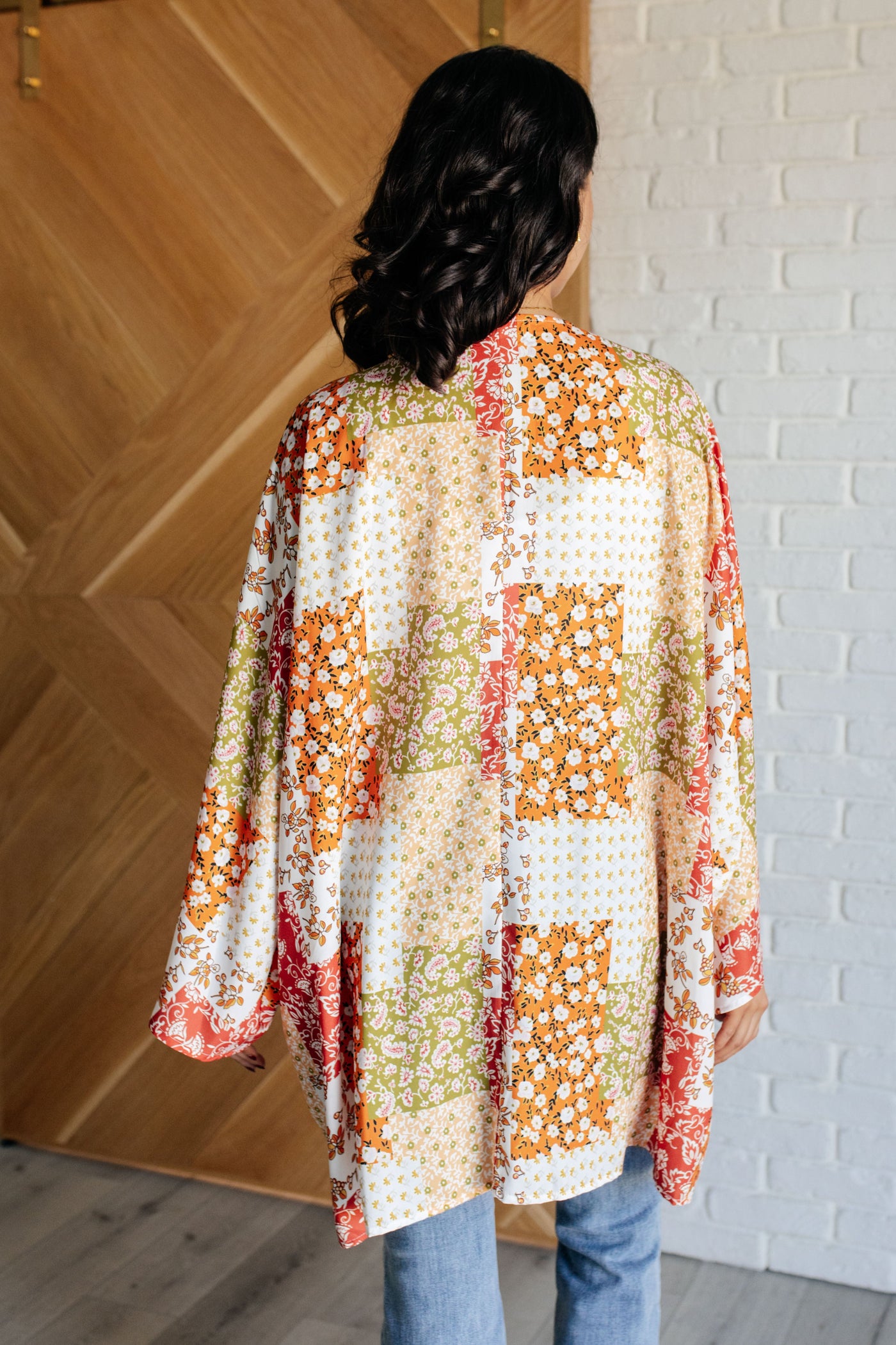 Patchwork of Feelings Mixed Floral Kimono Southern Soul Collectives