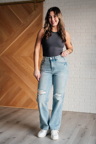 Patricia High Rise Rigid Magic 90's Straight Jeans Southern Soul Collectives