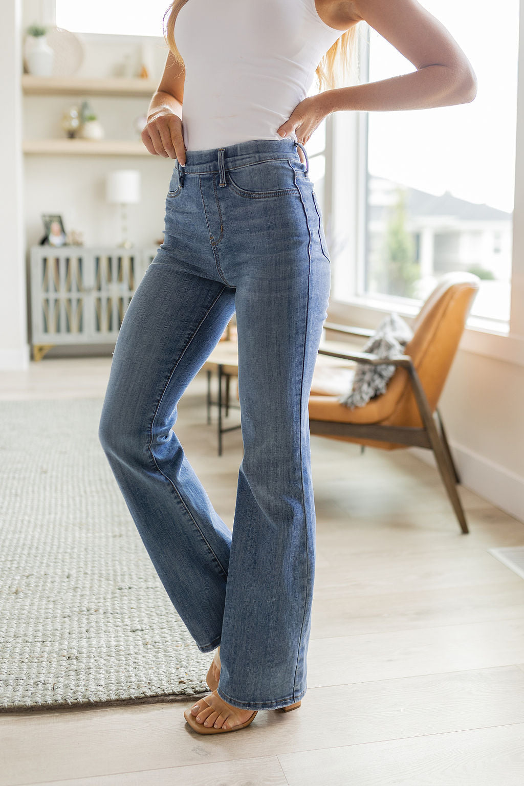 Judy Blue Paula High Rise Pull On Slim Bootcut Womens Southern Soul Collectives 