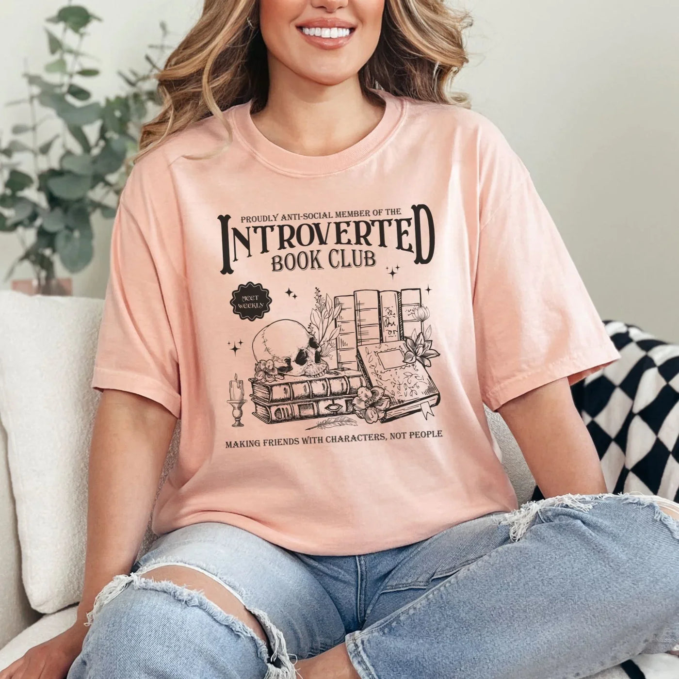 Introverted Book Club Graphic Tee Southern Soul Collectives