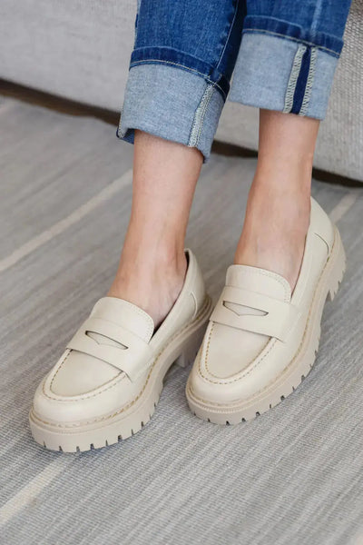 Penny For Your Thoughts Loafers in Bone Womens Southern Soul Collectives