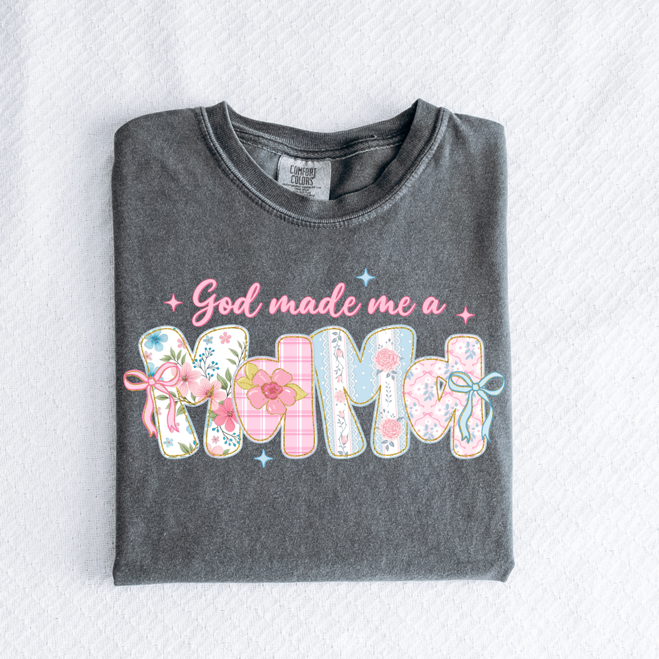God Made Me a Mom Graphic Tee Southern Soul Collectives