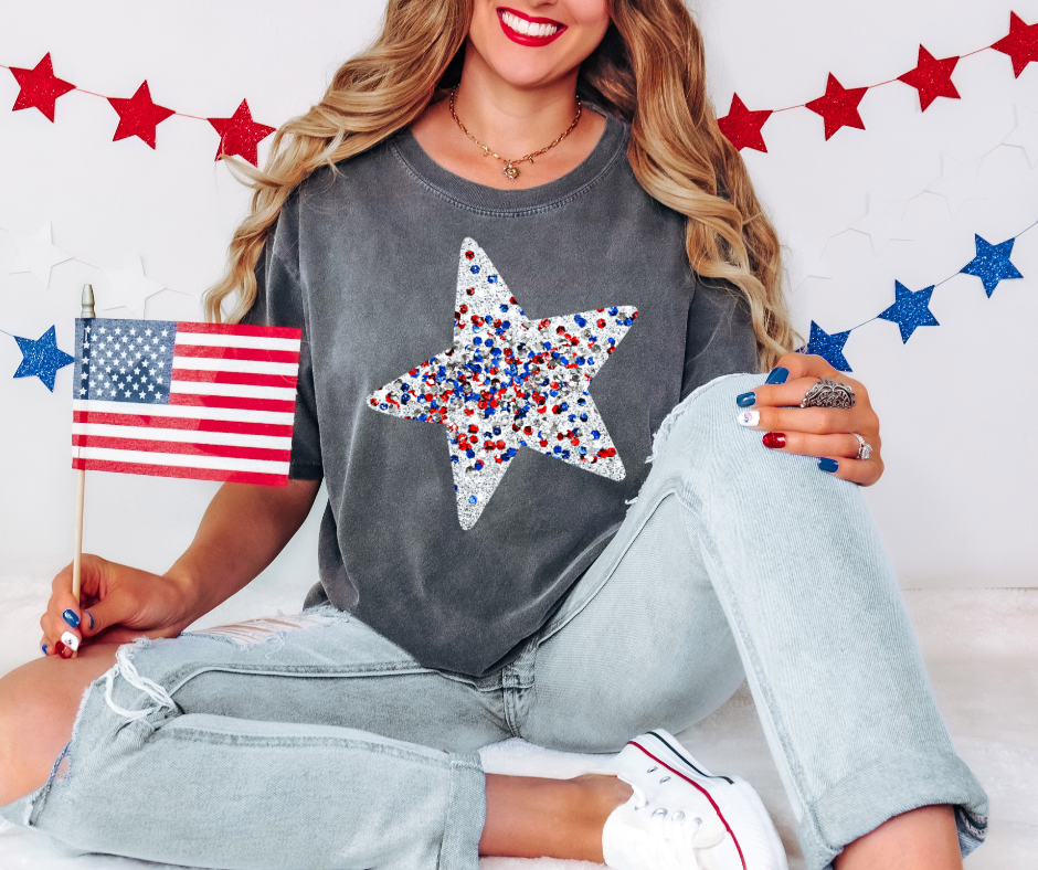 Freedom Star Graphic T-shirt - Southern Soul Collectives