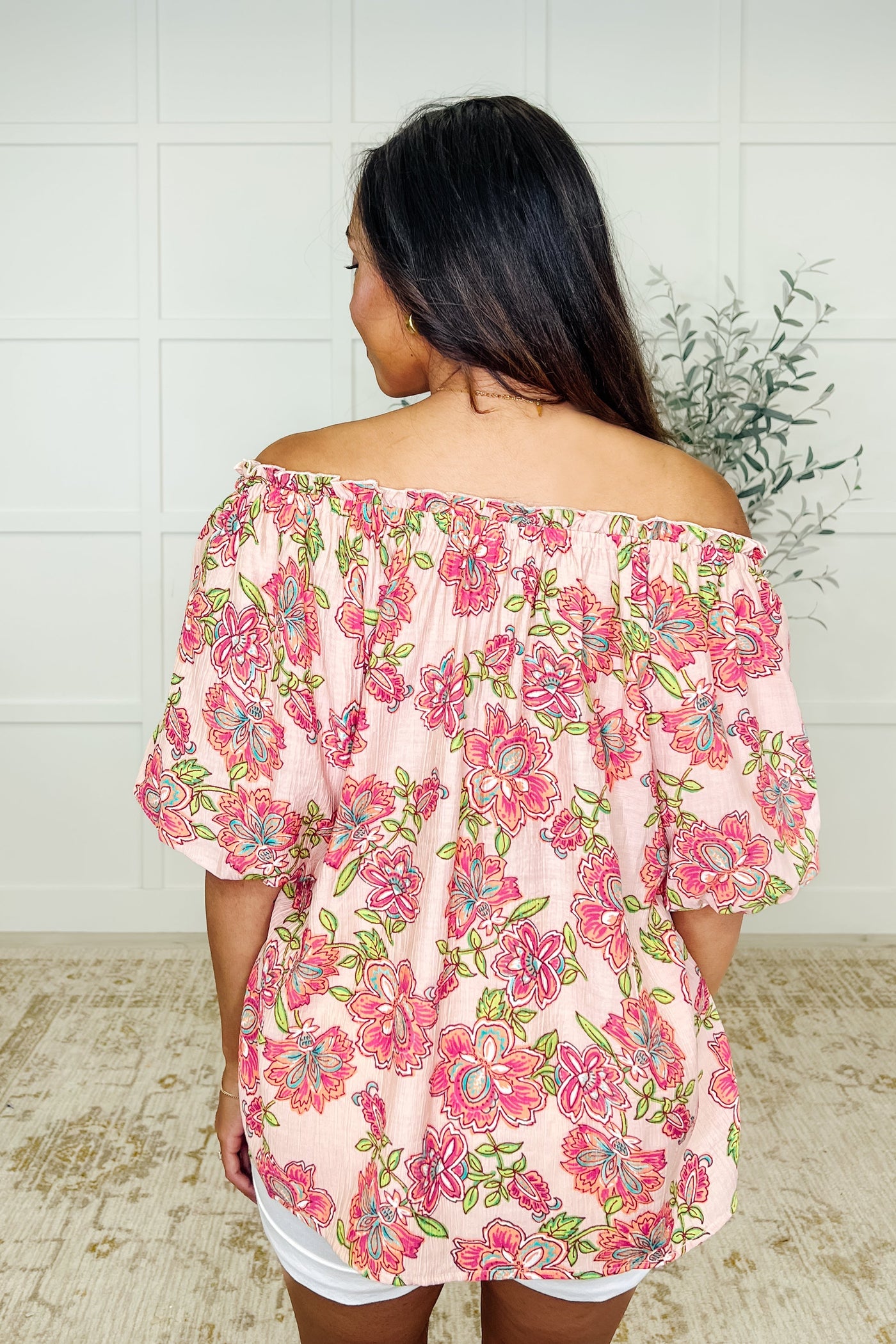 Petal Perfect Off the Shoulder Blouse Southern Soul Collectives
