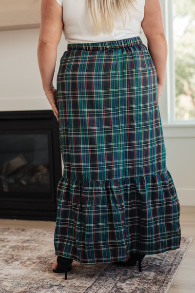 Plaid Perfection Maxi Skirt Southern Soul Collectives