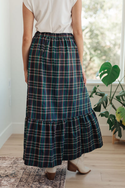 Plaid Perfection Maxi Skirt Southern Soul Collectives