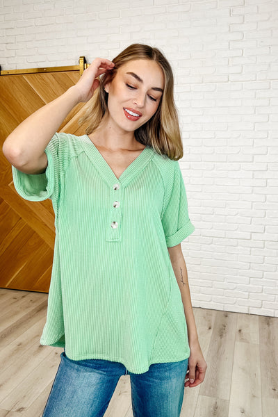 Plain and Sassy V-Neck Tee in Mint Green Southern Soul Collectives