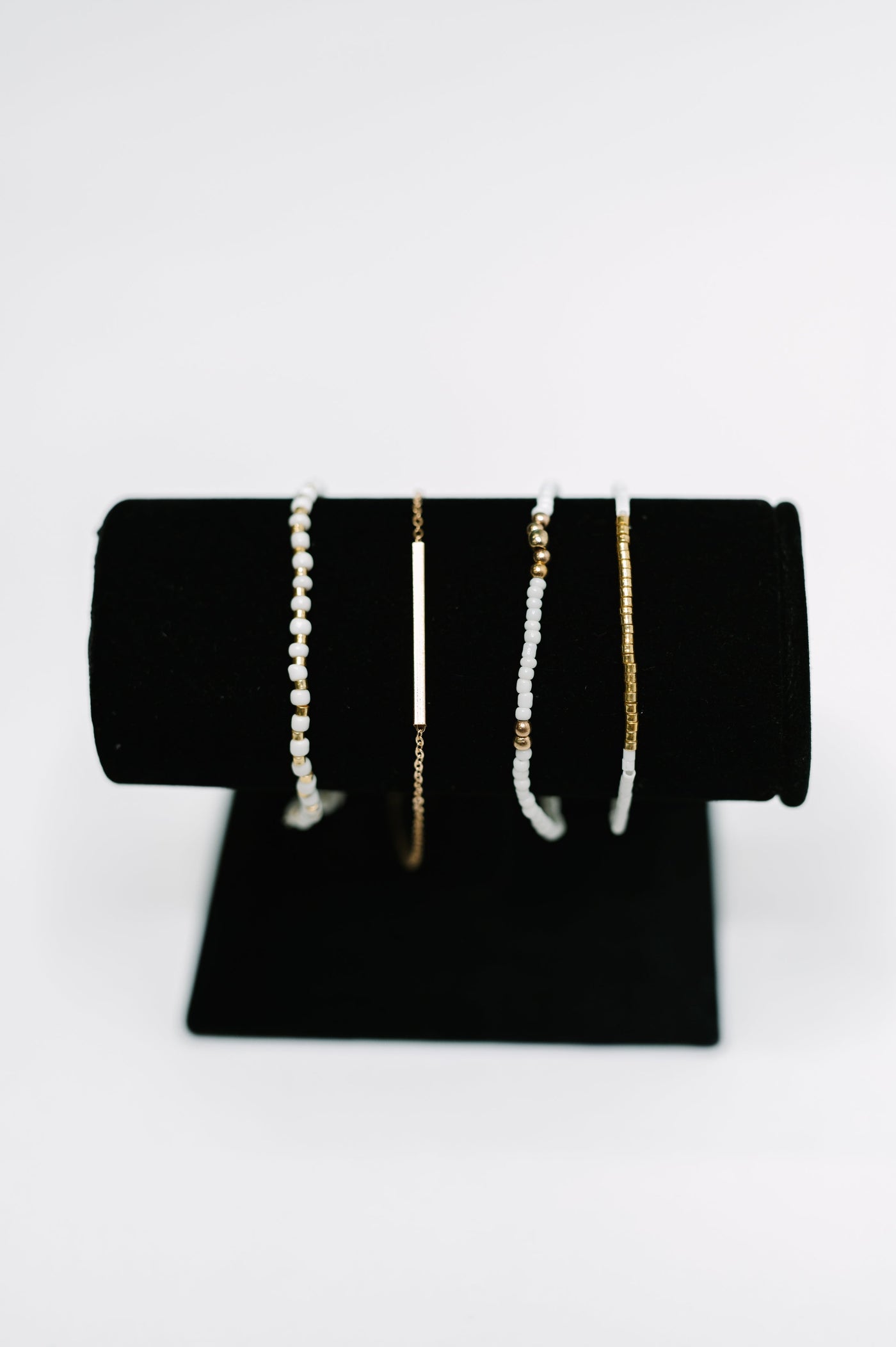 Poised & Polished Bracelet Set in White and Gold Southern Soul Collectives