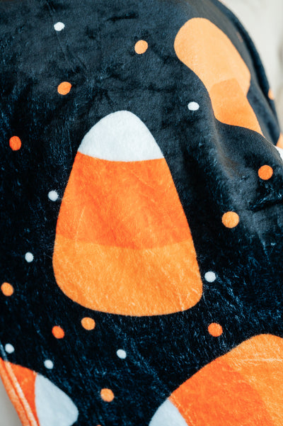 PREORDER: Halloween Fleece Blanket in Jumbo Candies Southern Soul Collectives