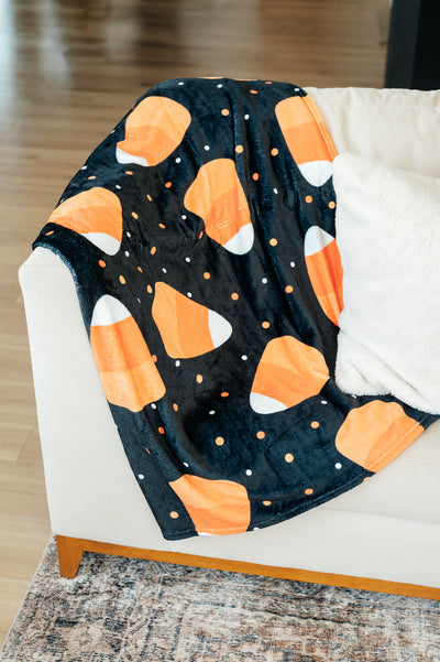 PREORDER: Halloween Fleece Blanket in Jumbo Candies Southern Soul Collectives