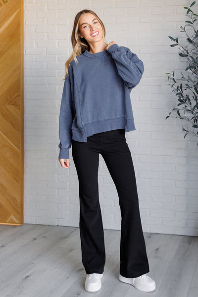 Quick Fix Mineral Wash Crew Neck Pullover in Psychic Southern Soul Collectives