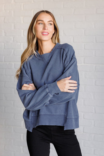 Quick Fix Mineral Wash Crew Neck Pullover in Psychic Southern Soul Collectives