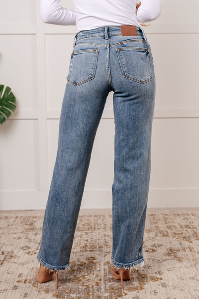 Quinn Mid Rise Cell Phone Pocket Dad Jeans Southern Soul Collectives