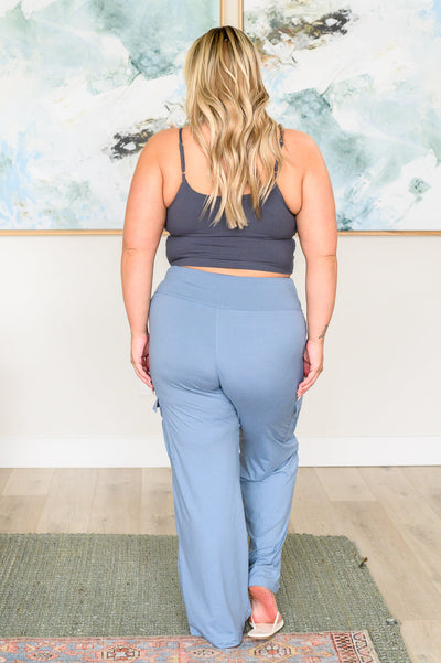Race to Relax Cargo Pants in Chambray Southern Soul Collectives