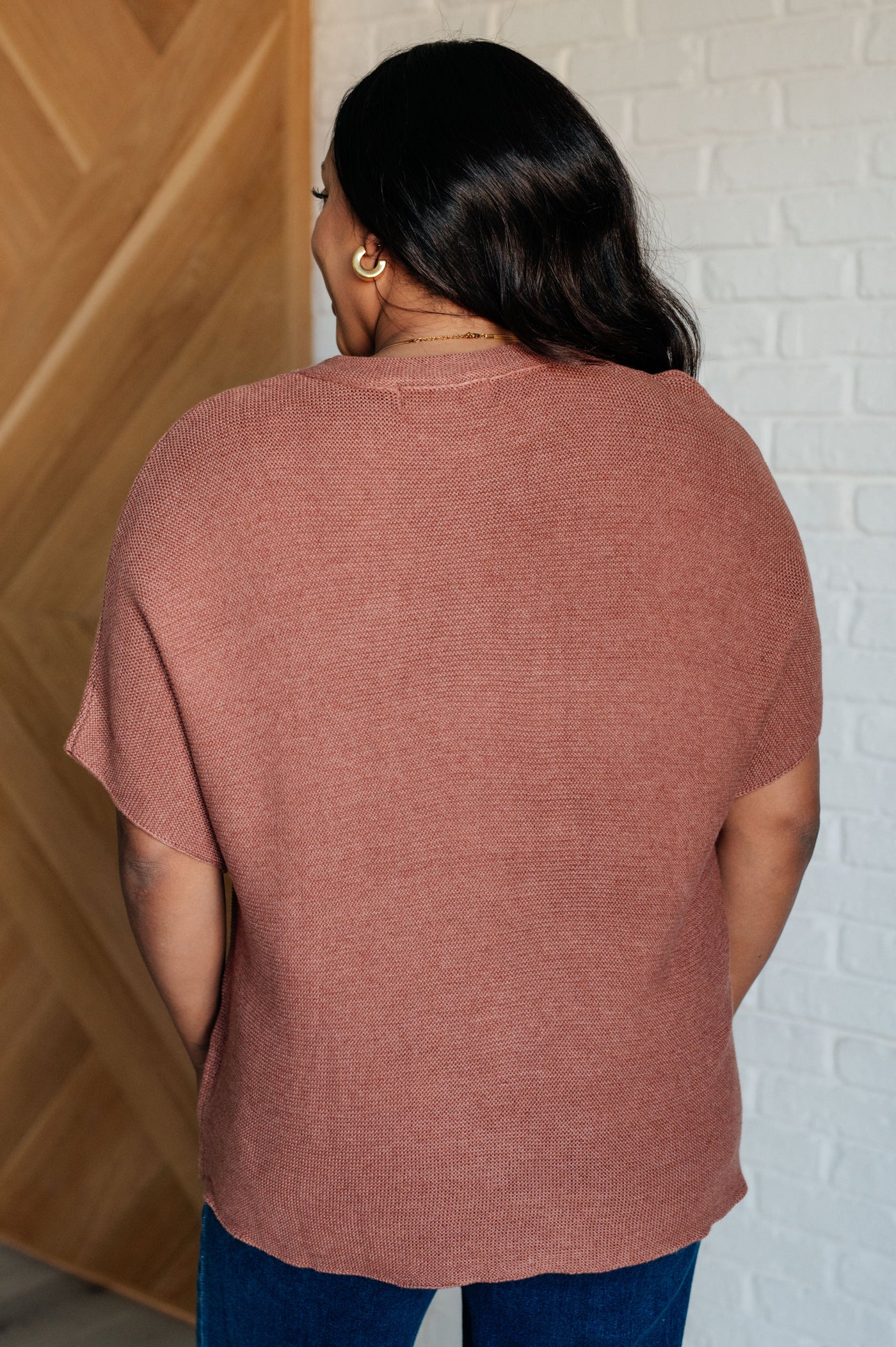 Relaxing Away Dolman Sleeve Knit Top in Coffee Southern Soul Collectives