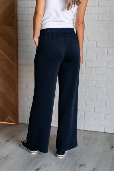 Resort Travel Wide Leg Crop Pant in  Navy Southern Soul Collectives