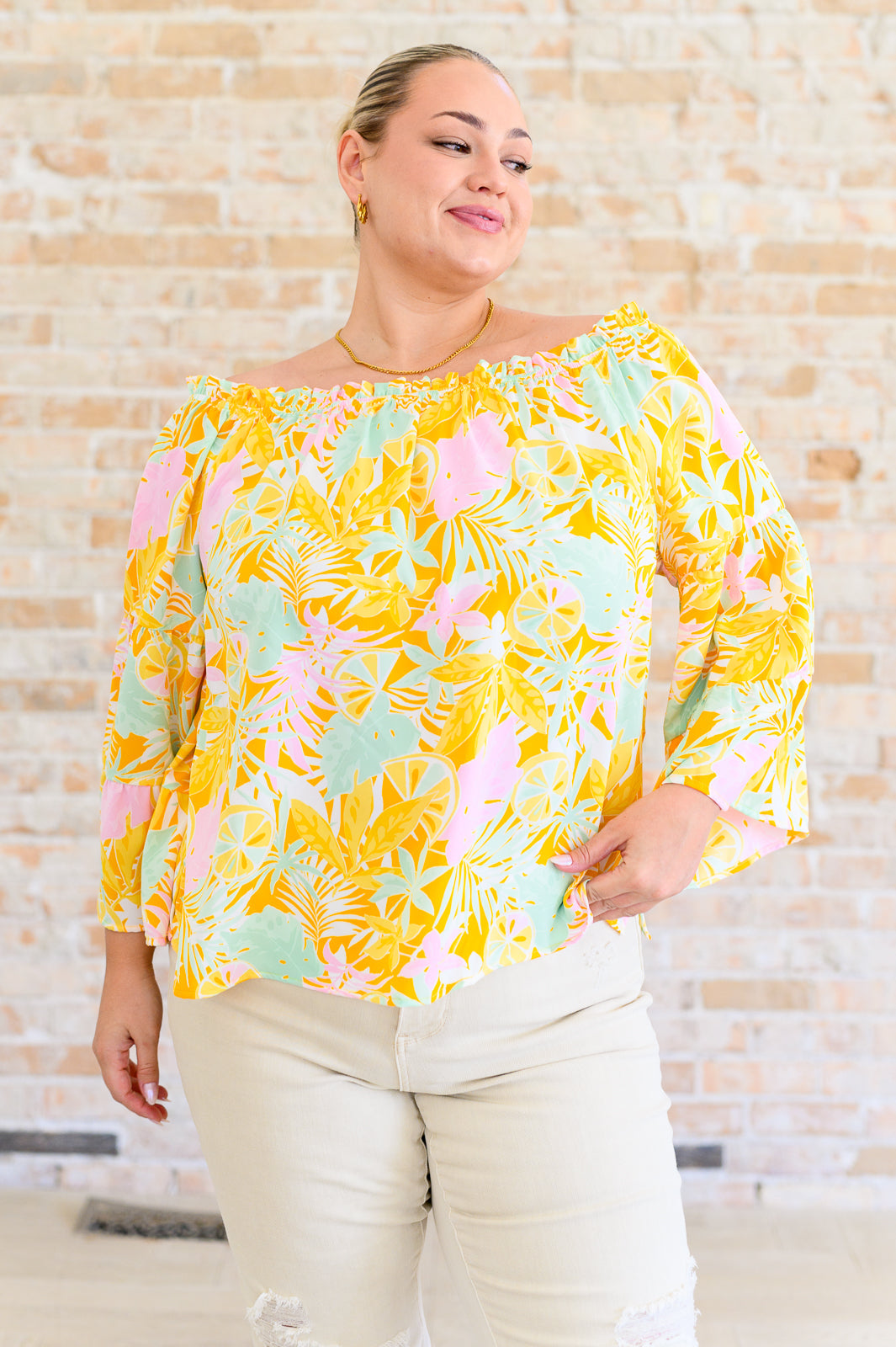 Rich Spirit Off Shoulder Bell Sleeve Blouse Southern Soul Collectives