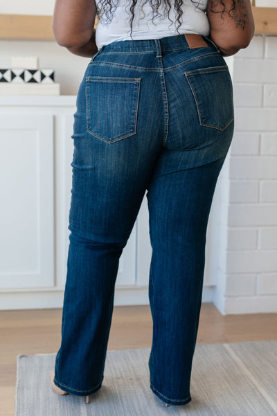 Judy Blue Ricki High Rise Pull On Slim Bootcut Jeans