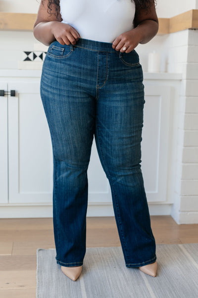 Judy Blue Ricki High Rise Pull On Slim Bootcut Jeans - Southern Soul Collectives