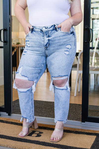 Rizzo High Rise Crop Straight Jeans Southern Soul Collectives