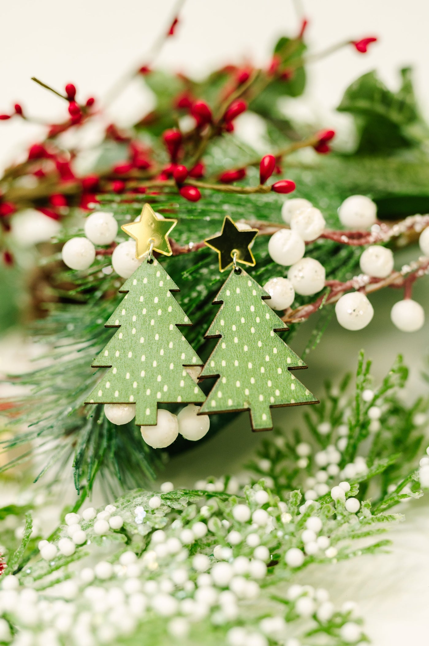 Rockin’ Around the Christmas Tree Dangle Earrings Southern Soul Collectives