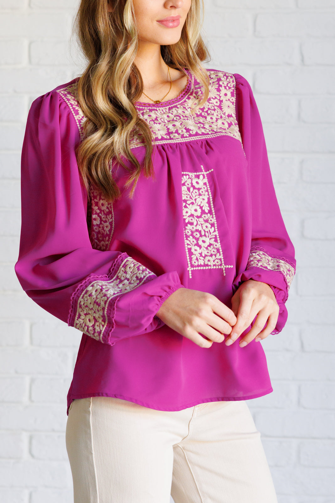 Rodeo Queen Embroidered Blouse Southern Soul Collectives