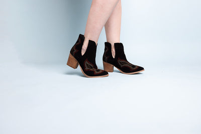 Journee Ankle Boots in Blue Southern Soul Collectives