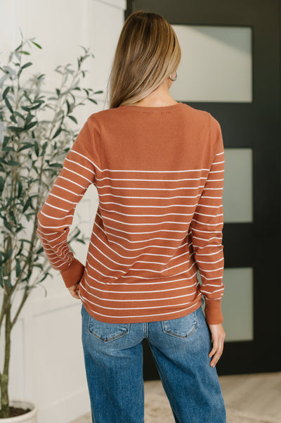 Rust Revival Long Sleeve Knit Top Southern Soul Collectives