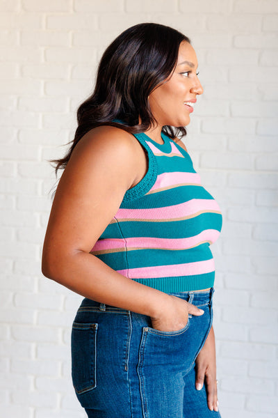 Scholarly Pursuits Knit Striped Tank Southern Soul Collectives