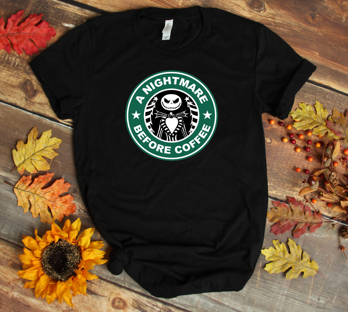 Nightmare Before Coffee Graphic T-shirt Graphic Tee Southern Soul Collectives 