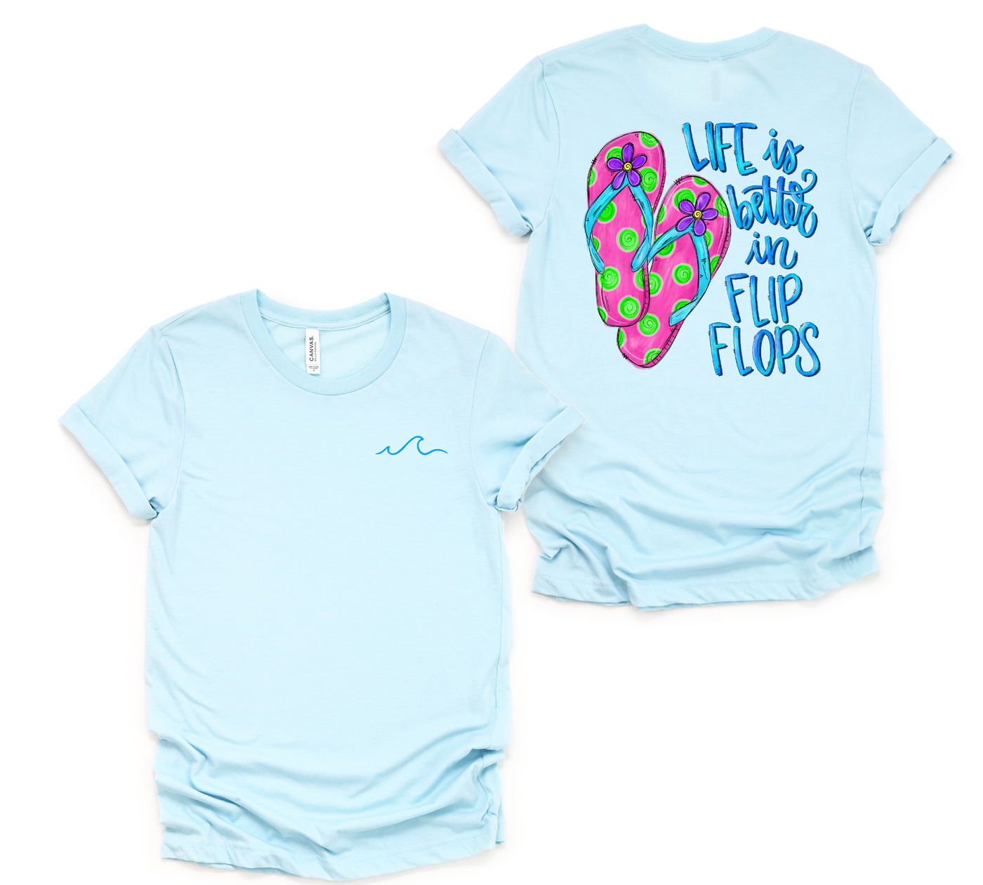 Life Is Better In Flip Flops Graphic Tee  Southern Soul Collectives 