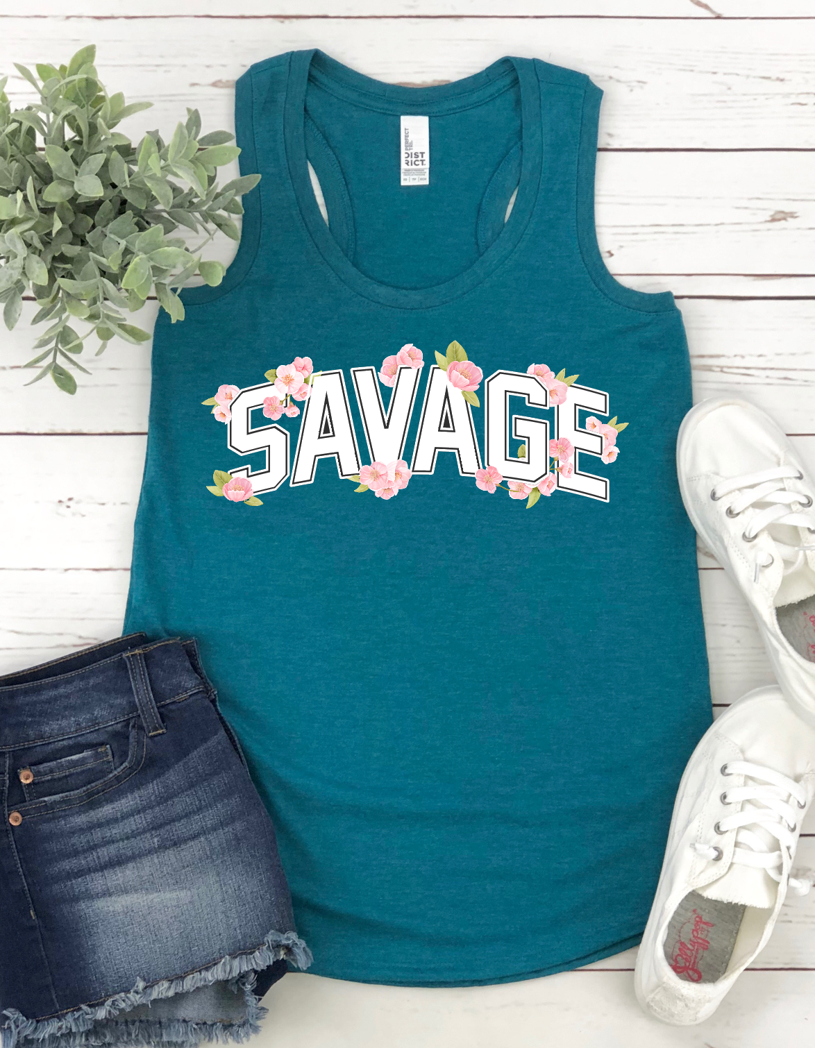 Savage Graphic Tank Top Graphic Tee Southern Soul Collectives 