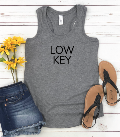 LOW KEY Graphic Tank Top - Southern Soul Collectives