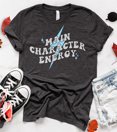 Main Character Energy Graphic T-shirt - Southern Soul Collectives