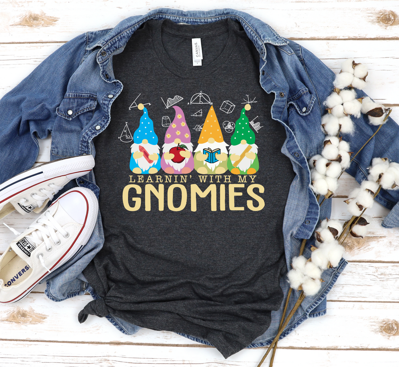 Learnin' With My Gnomies Graphic Tee  Southern Soul Collectives 