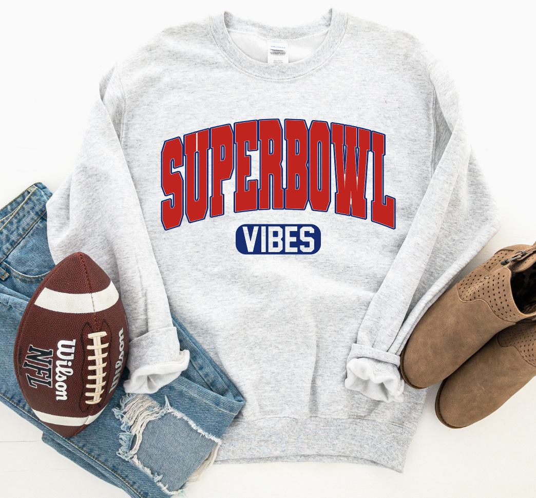 SUPERBOWL VIBES Graphic Sweatshirt - Southern Soul Collectives