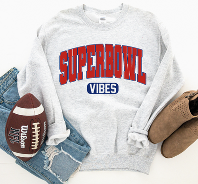 SUPERBOWL VIBES Graphic Sweatshirt - Southern Soul Collectives