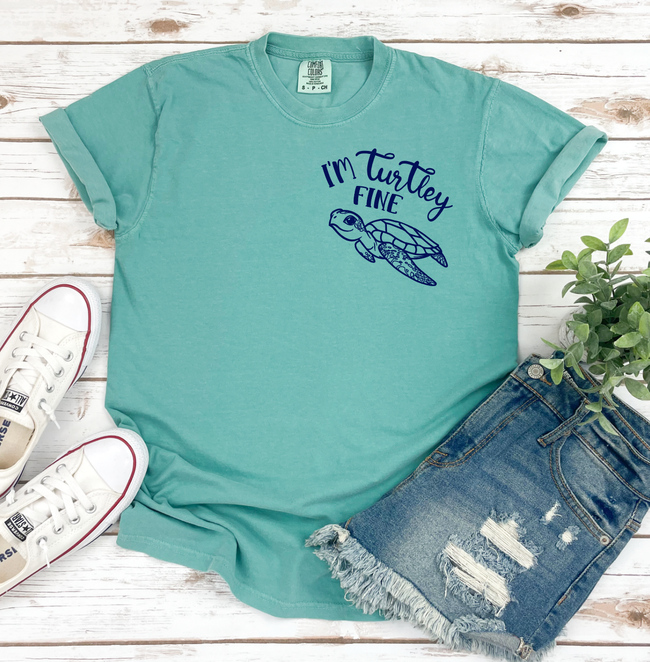 I'm Turtley Fine Graphic Tee Graphic Tee Southern Soul Collectives 