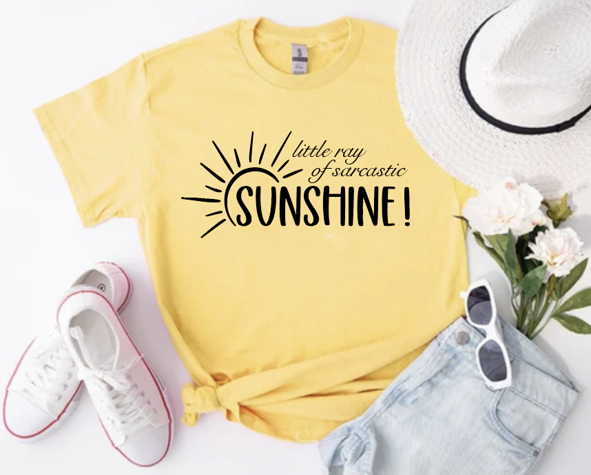 Little Ray of Sarcastic Sunshine 💛 Graphic t-shirt