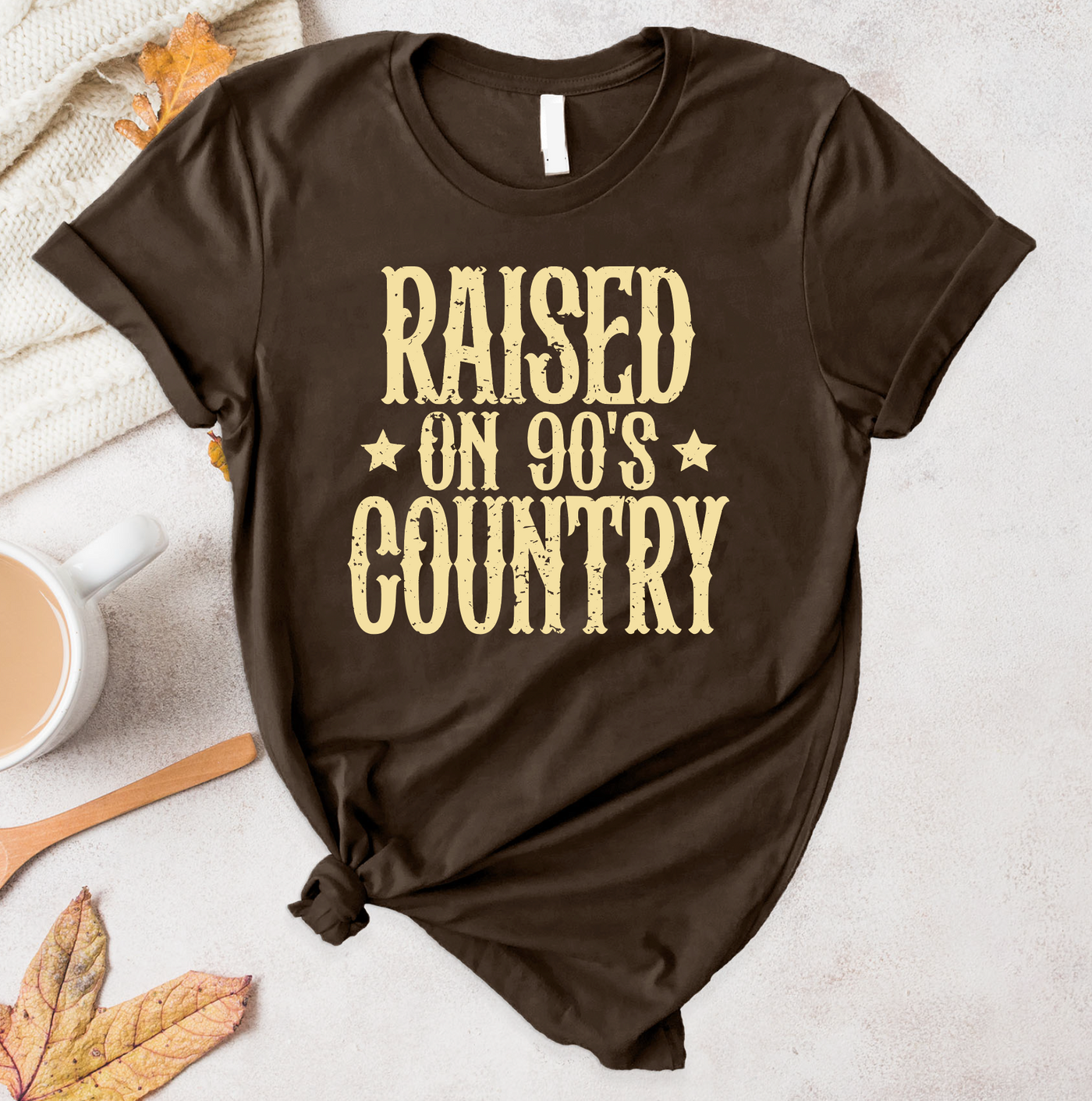 Raised on 90s Country Graphic T-shirt - Southern Soul Collectives