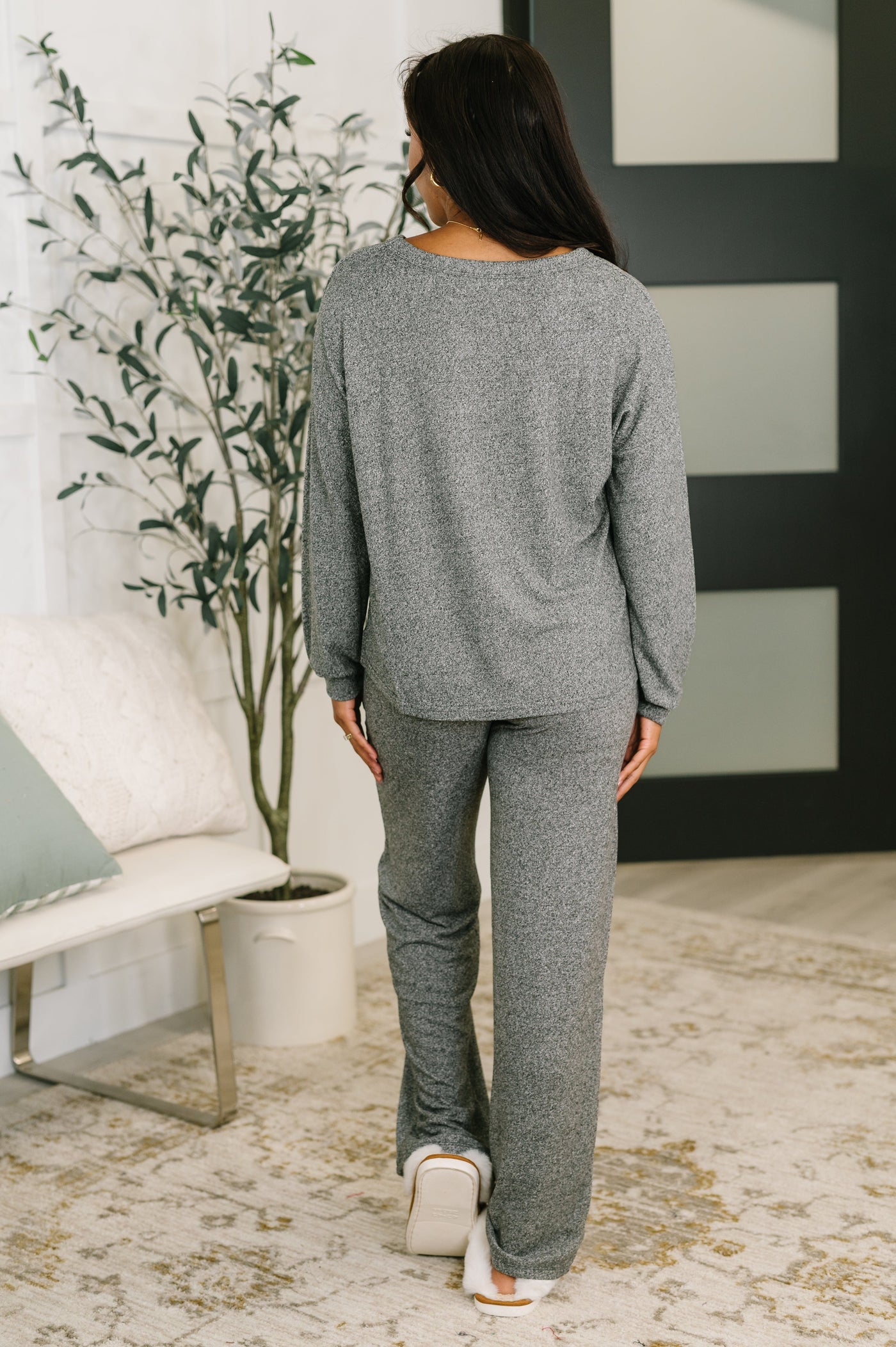 Seasonal Snooze Top and Bottom Set in Black Southern Soul Collectives