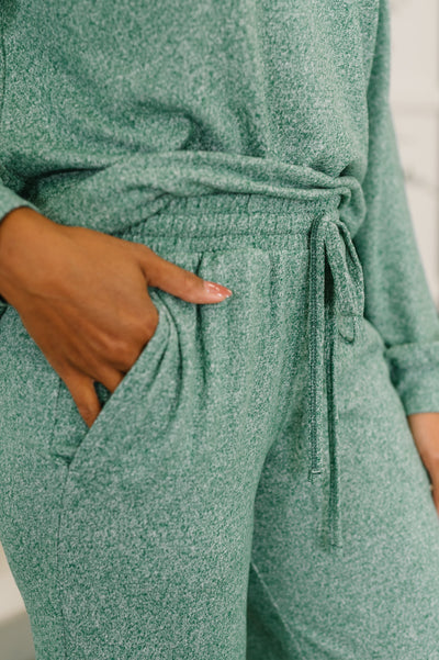 Seasonal Snooze Top and Bottom Set in Hunter Green Southern Soul Collectives