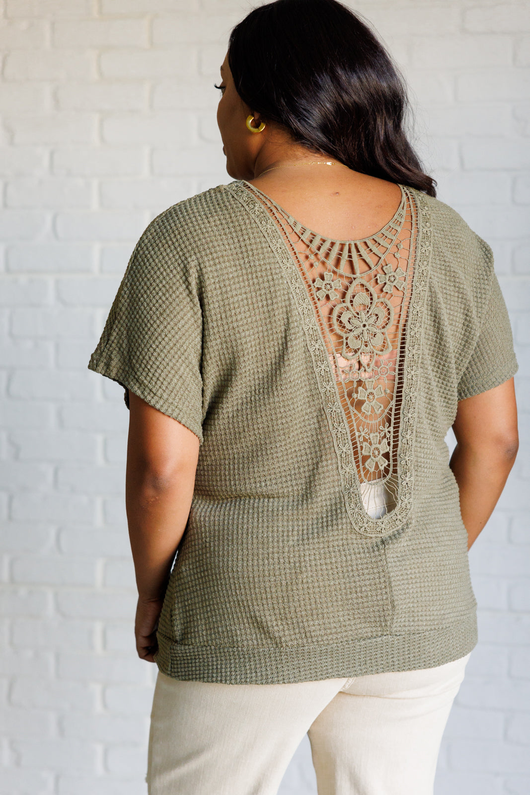 Secret Detail Lace Back Top Southern Soul Collectives