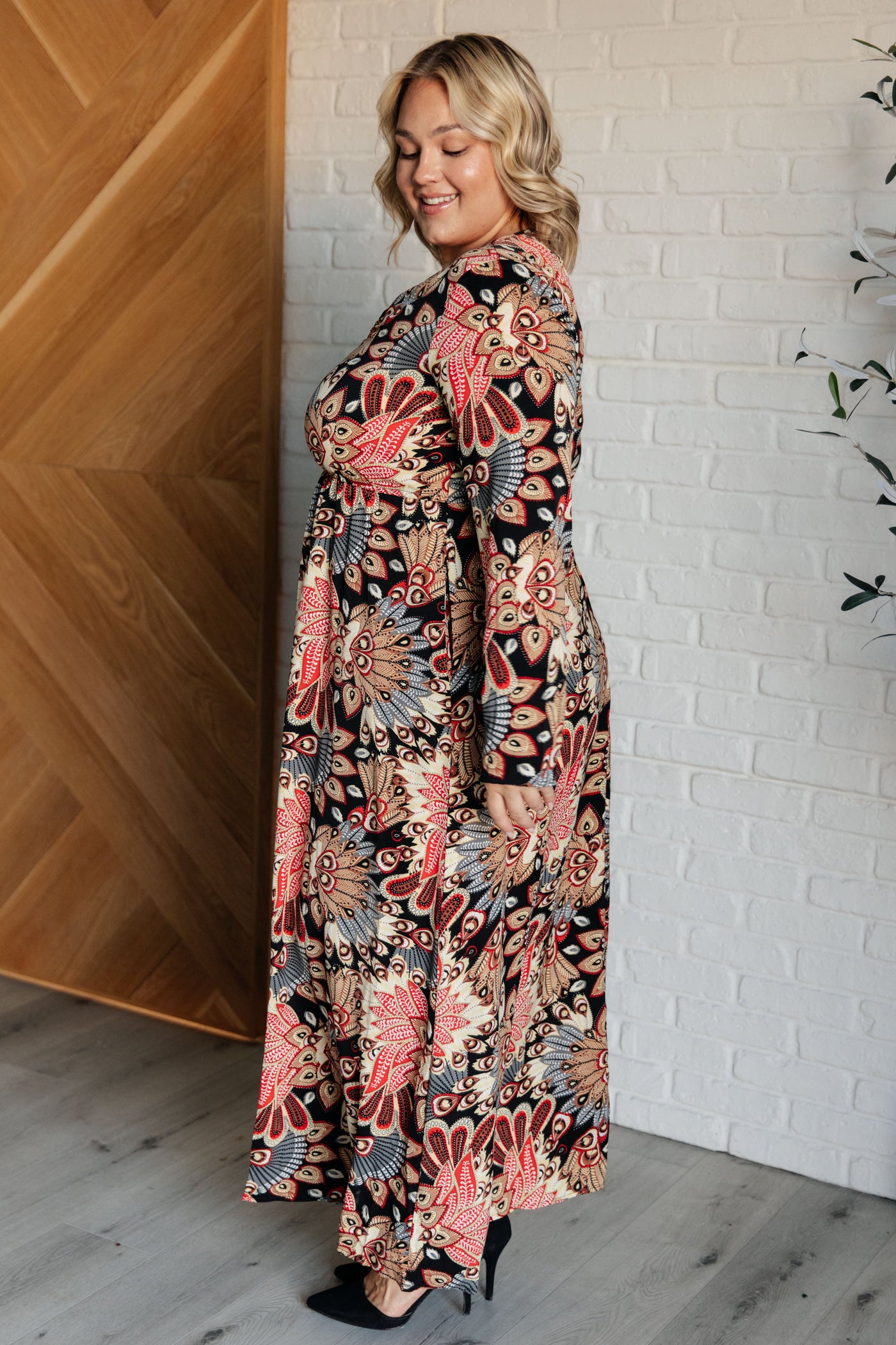 Send it Over Faux Wrap Maxi Dress Southern Soul Collectives