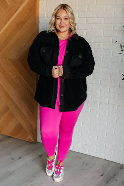 Soft Serve Brushed Microfiber Set in Neon Hot Pink Southern Soul Collectives